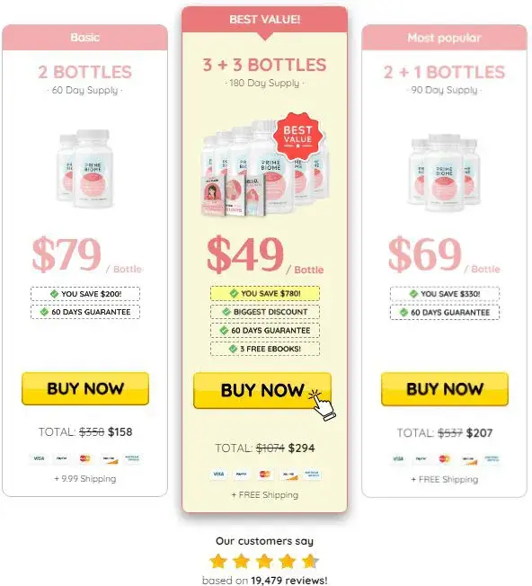 Price offer bottle bundle